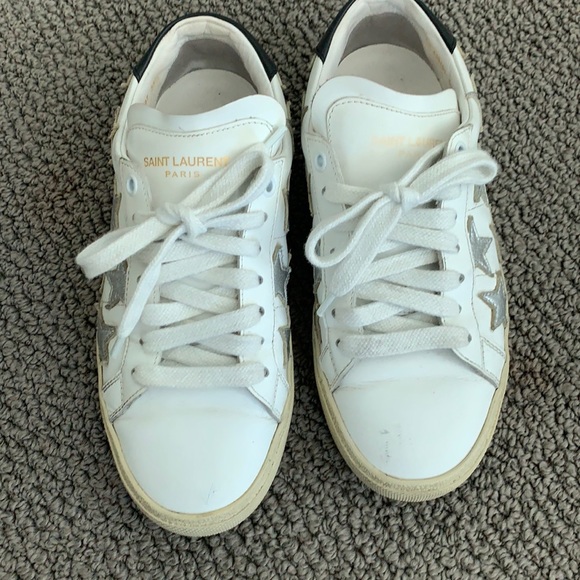 Saint laurent star sneakers size 35.5 - Picture 1 of 9